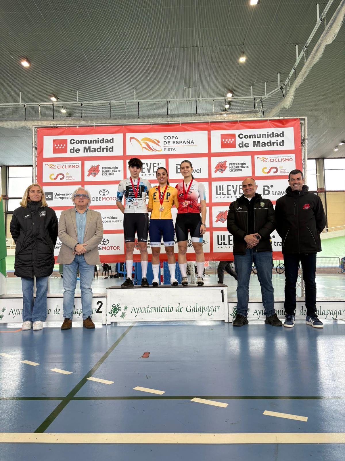 El velódromo de Galapagar ha puesto el colofón a la Copa de España de Pista 2026