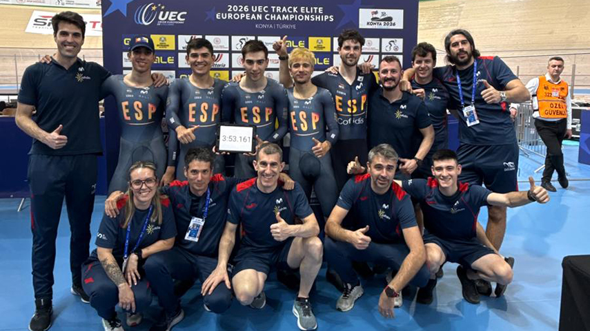 Record-de-Espana-de-persecucion-y-velocidad-por-equipos-en-la-jornada-inaugural-del-Europeo-de-Pista-de-Konya