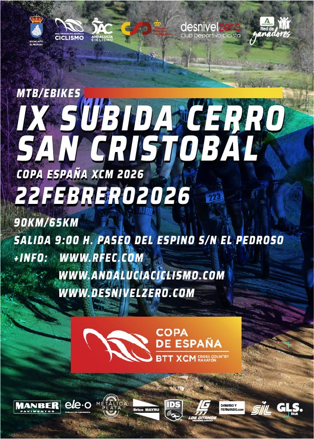 La ‘Subida al Cerro de San Cristóbal’ servirá para abrir el Circuito Sevilla BTT Maratón 2026