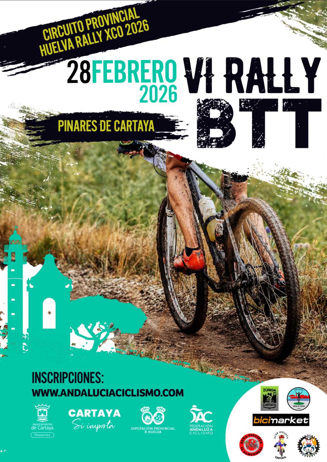 Cartaya espera al Circuito Diputación Huelva BTT XCO 2026