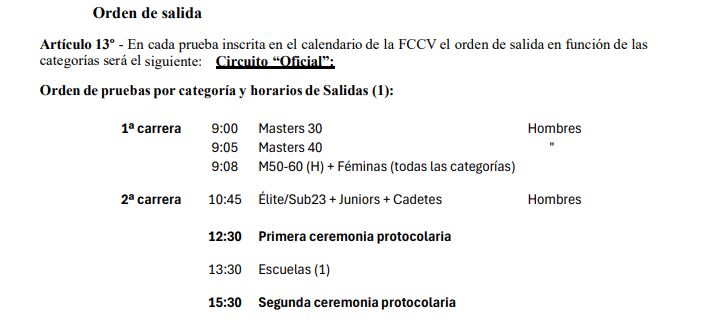 Este fin de semana arranca el Open BTT XC con seis citas en el calendario y nuevos horarios de salidas