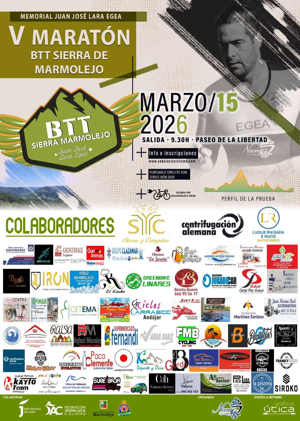 Marmolejo será punto de partida para las XCM Series Jaén 2026