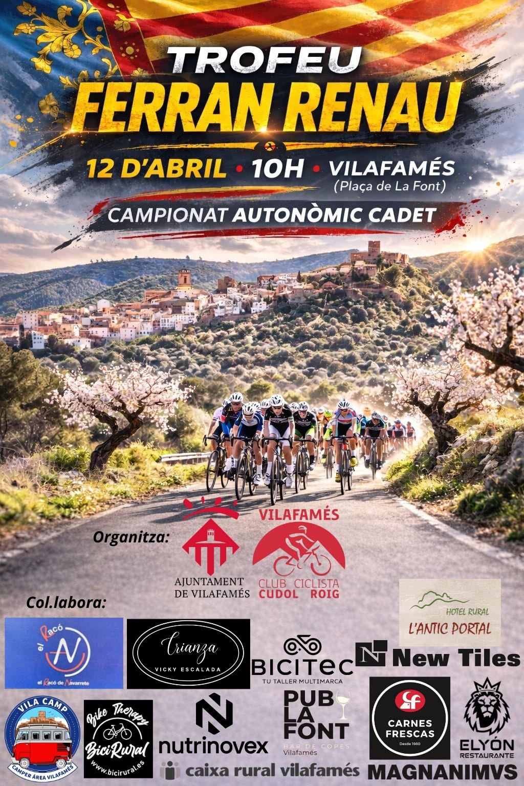 Abiertas las inscripciones para el Campeonato Autonómico de ruta de la categoría cadete masculino
