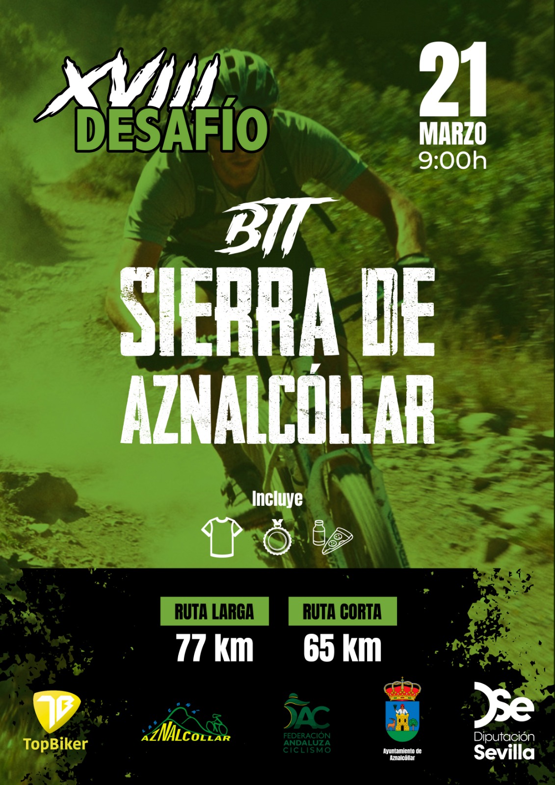 La Sierra de Aznalcóllar toma el relevo en el Circuito Sevilla BTT Maratón 2026
