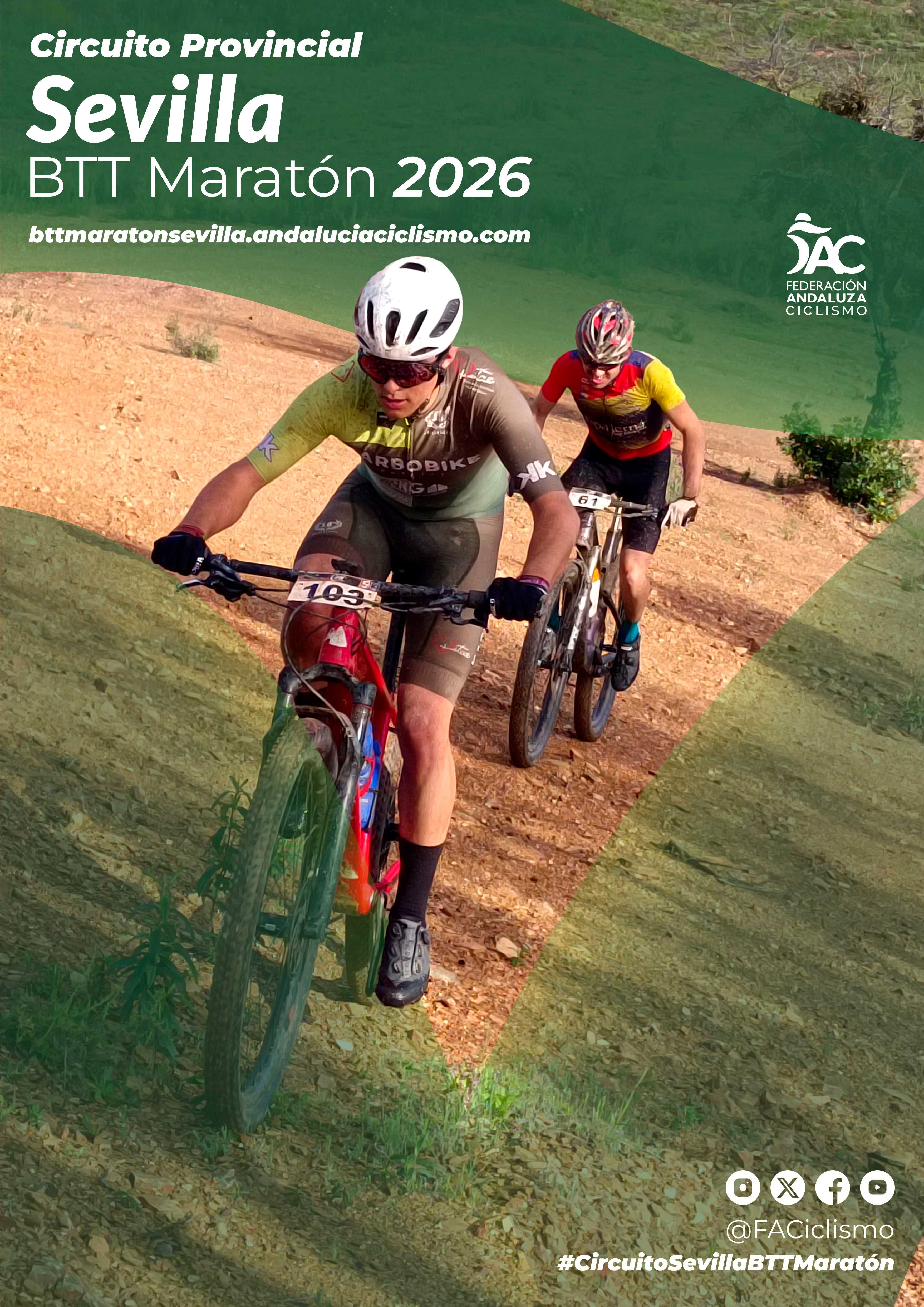 La Sierra de Aznalcóllar toma el relevo en el Circuito Sevilla BTT Maratón 2026