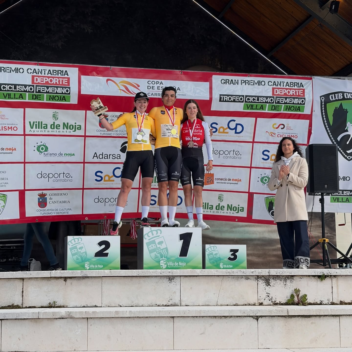 Eva Anguela vence en Noja y se viste como líder de la Copa de España Féminas