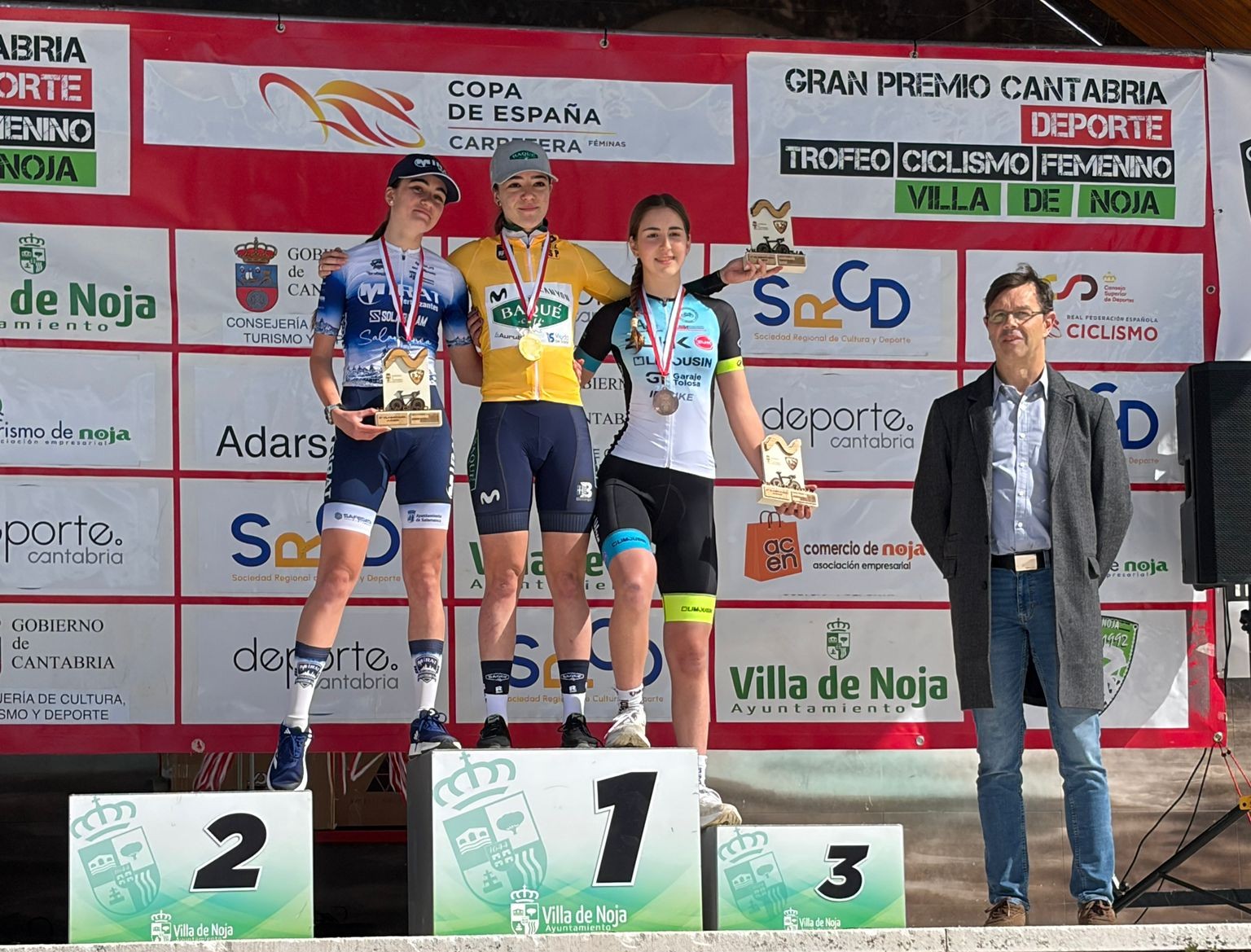 Eva Anguela vence en Noja y se viste como líder de la Copa de España Féminas