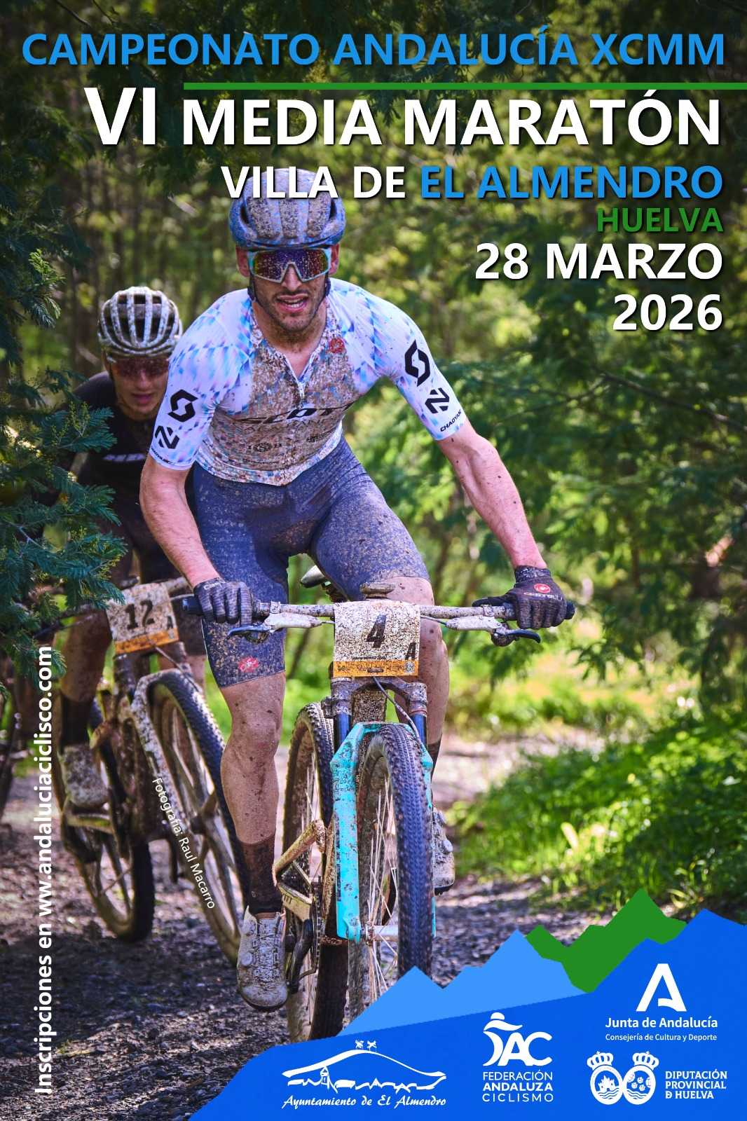 El Almendro pone en juego los títulos andaluces de BTT Media Maratón 2026