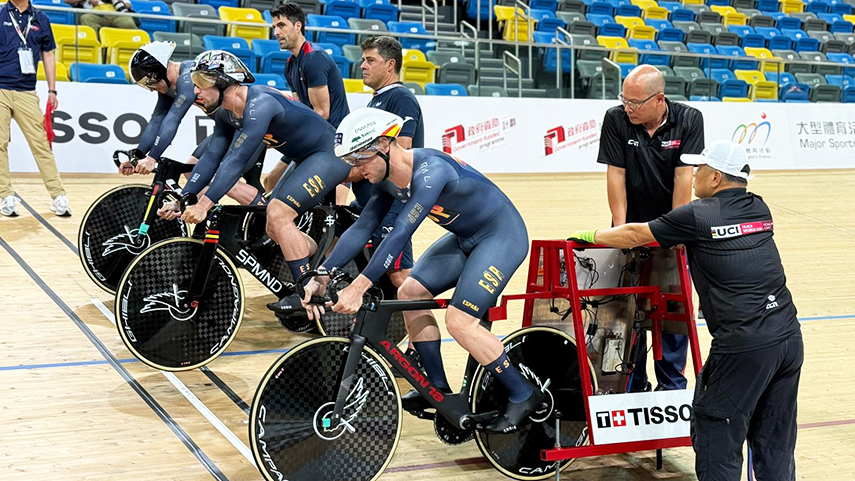 La Selección Española inicia su andadura en la Copa del Mundo de Pista ...
