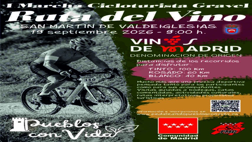 Marcha Cicloturista de Gravel Ruta del Vino 19 de septiembre